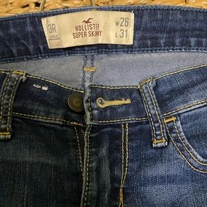Hollister blue skinny Jeans 3R size 26